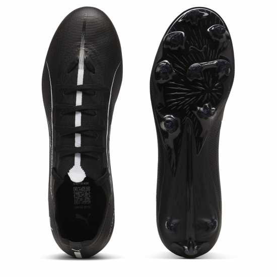 Puma Мъжки Футболни Бутонки Ultra Match Firm Ground Football Boots Mens Черно/Бяло Puma Ultra Match Firm Ground Football Boots Mens Черно/Бяло