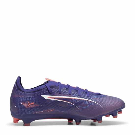 Puma Мъжки Футболни Бутонки Ultra Match Firm Ground Football Boots Mens Лилаво/Бяло/Оранжево 