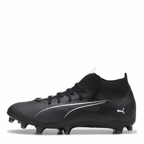 Puma Ultra Match+ Firm Ground Football Boots Mens Черно/Бяло Puma Мъжки Футболни Бутонки Ultra Match+ Firm Ground Football Boots Mens Черно/Бяло