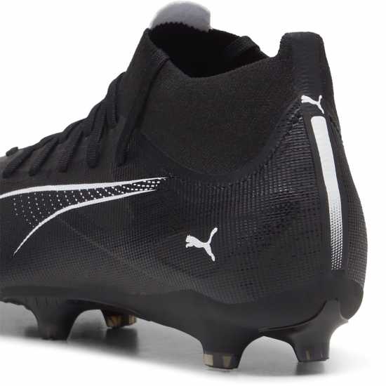 Puma Ultra Match+ Firm Ground Football Boots Mens Черно/Бяло Puma Мъжки Футболни Бутонки Ultra Match+ Firm Ground Football Boots Mens Черно/Бяло