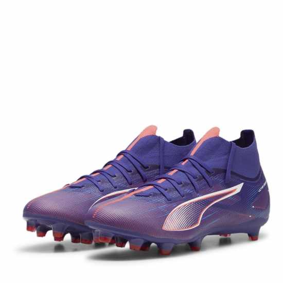 Puma Мъжки Футболни Бутонки Ultra Match+ Firm Ground Football Boots Mens Лилаво/Бяло/Оранжево Puma Мъжки Футболни Бутонки Ultra Match+ Firm Ground Football Boots Mens Лилаво/Бяло/Оранжево