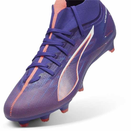 Puma Мъжки Футболни Бутонки Ultra Match+ Firm Ground Football Boots Mens Лилаво/Бяло/Оранжево Puma Мъжки Футболни Бутонки Ultra Match+ Firm Ground Football Boots Mens Лилаво/Бяло/Оранжево