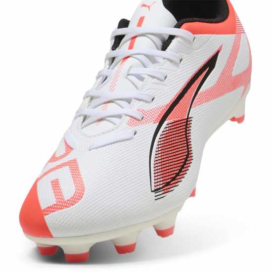 Puma Мъжки Футболни Бутонки Ultra Play Firm Ground Football Boots Mens Бяло/Червено 
