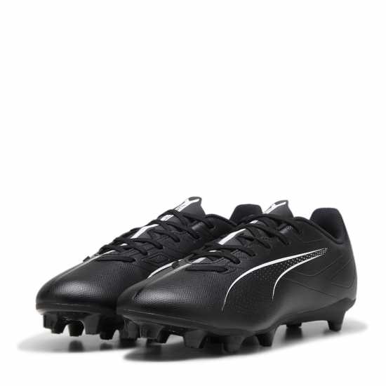 Puma Мъжки Футболни Бутонки Ultra Play Firm Ground Football Boots Mens Черно/Бяло 