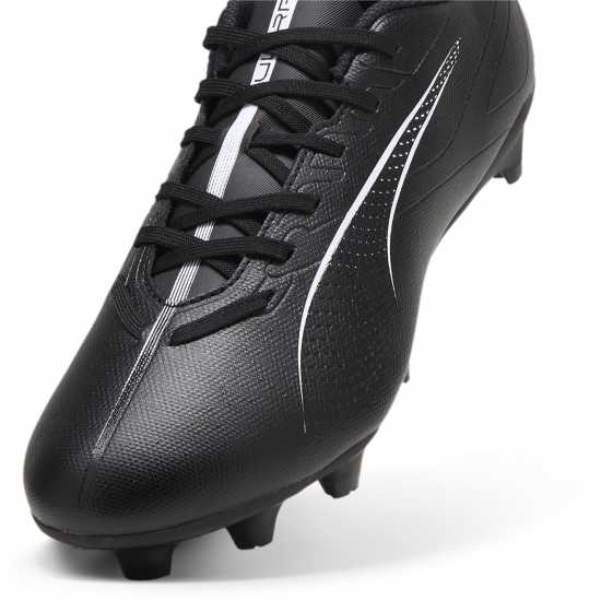 Puma Мъжки Футболни Бутонки Ultra Play Firm Ground Football Boots Mens Черно/Бяло 