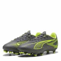 Puma Ultra Play Firm Ground Football Boots Mens Сребро/Жълто 