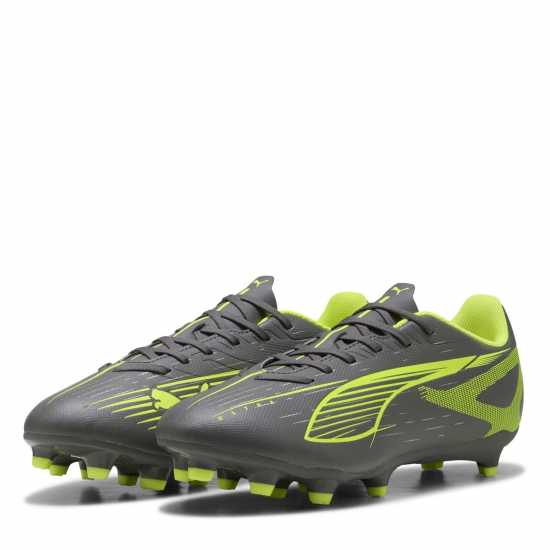 Puma Ultra Play Firm Ground Football Boots Mens Сребро/Жълто 