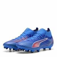 Puma Ultra 5 Match Adults Firm Ground Football Boots Синьо/Бяло 