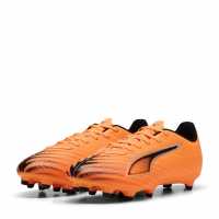 Puma Ultra 6 Play Adults Firm Ground Football Boots Оранжево/Черно 