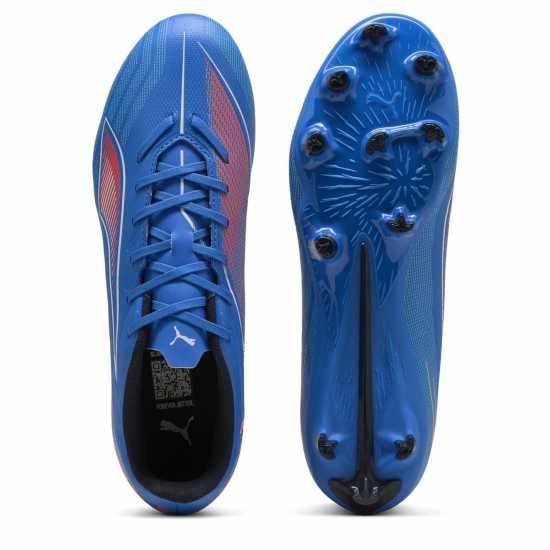 Puma Ultra 6 Play Adults Firm Ground Football Boots Синьо/Бяло 