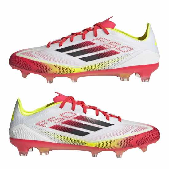 Adidas F50 Pro Firm Ground Football Boots Бяло/Червено 