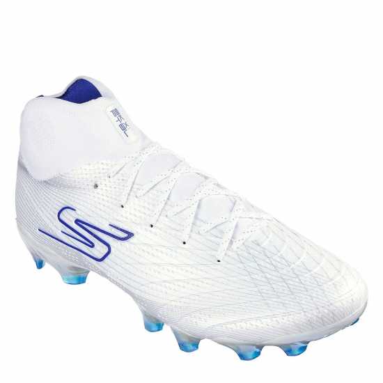 Мъжки футболни бутонки Skechers Skx 01 High Adults Firm Ground Football Boots White Skechers Skx 01 High Adults Firm Ground Football Boots White Мъжки футболни бутонки