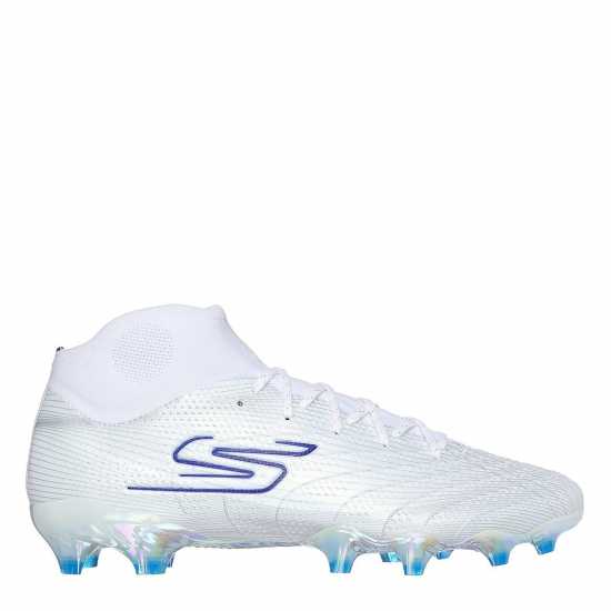 Мъжки футболни бутонки Skechers Skx 01 High Adults Firm Ground Football Boots White Skechers Skx 01 High Adults Firm Ground Football Boots White Мъжки футболни бутонки