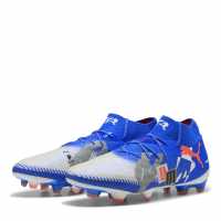 Puma Future 8 Ultimate Adults Firm Ground Football Boots Бяло/Синьо Мъжки футболни бутонки