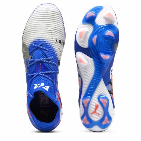 Мъжки футболни бутонки Puma Future 8 Ultimate Adults Firm Ground Football Boots Бяло/Синьо Puma Future 8 Ultimate Adults Firm Ground Football Boots Бяло/Синьо Мъжки футболни бутонки