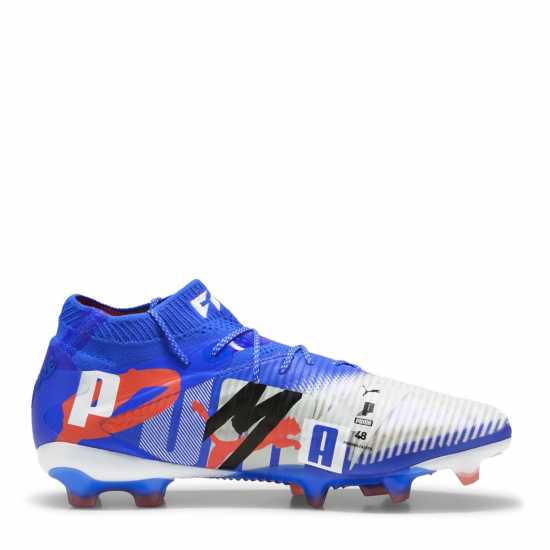 Мъжки футболни бутонки Puma Future 8 Ultimate Adults Firm Ground Football Boots Бяло/Синьо Puma Future 8 Ultimate Adults Firm Ground Football Boots Бяло/Синьо Мъжки футболни бутонки