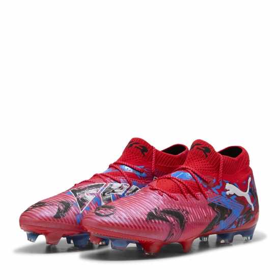 Puma Future 8 Ultimate Adults Firm Ground Football Boots Red/Blue Мъжки футболни бутонки