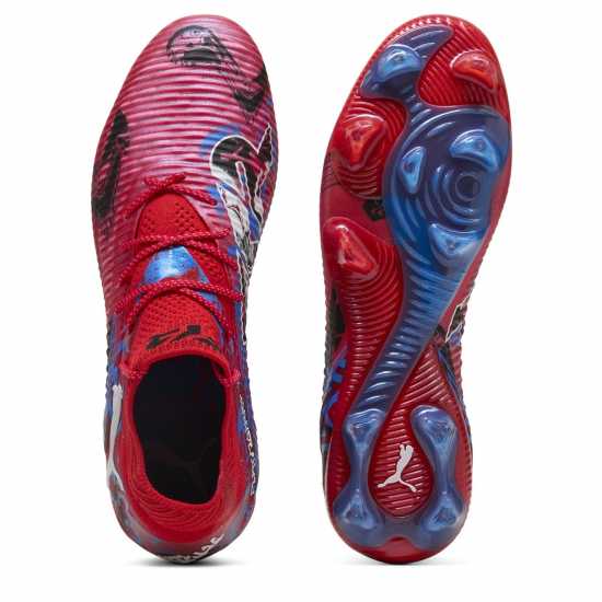 Puma Future 8 Ultimate Adults Firm Ground Football Boots Red/Blue Мъжки футболни бутонки