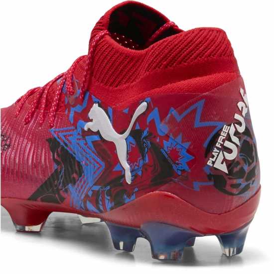 Puma Future 8 Ultimate Adults Firm Ground Football Boots Red/Blue Мъжки футболни бутонки