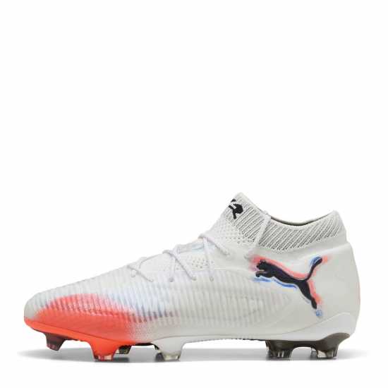 Мъжки футболни бутонки Puma Future 8 Ultimate Adults Firm Ground Football Boots White/Black/Red Puma Future 8 Ultimate Adults Firm Ground Football Boots White/Black/Red Мъжки футболни бутонки