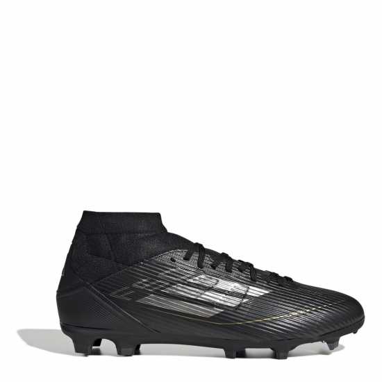 Adidas F50 League Firm Ground Football Boots Черно/сребро Мъжки футболни бутонки