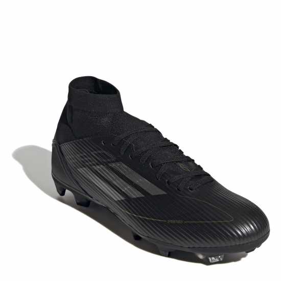 Adidas F50 League Firm Ground Football Boots Черно/сребро Мъжки футболни бутонки