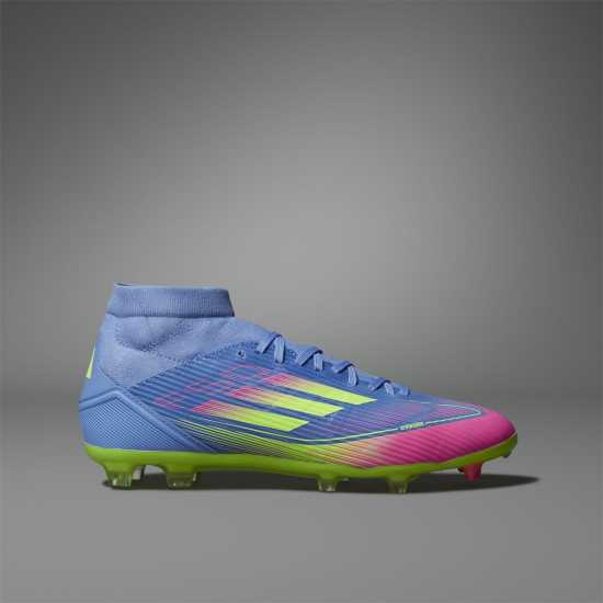 Adidas F50 League Firm Ground Football Boots Син/Лимон Мъжки футболни бутонки