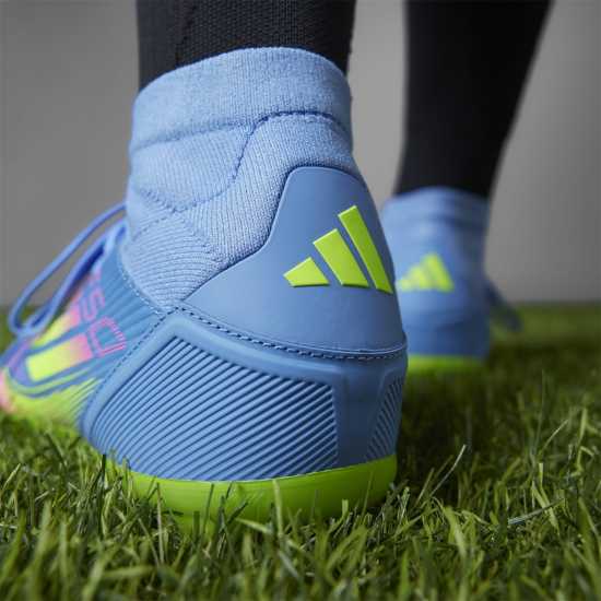 Adidas F50 League Firm Ground Football Boots Син/Лимон Мъжки футболни бутонки
