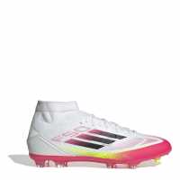 Adidas F50 League Firm Ground Football Boots Бяло/Червено Мъжки футболни бутонки
