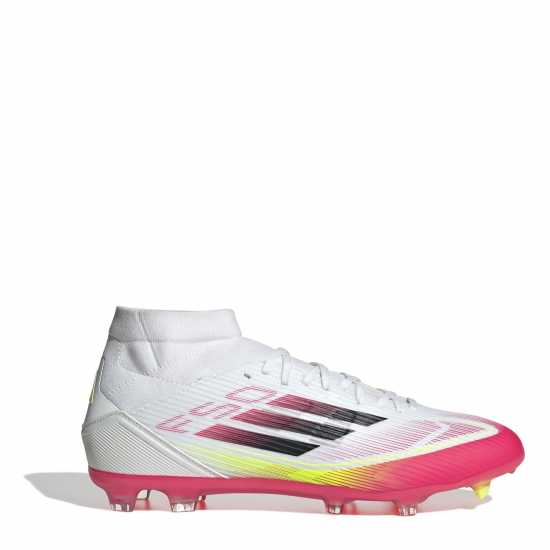 Adidas F50 League Firm Ground Football Boots Бяло/Червено Мъжки футболни бутонки