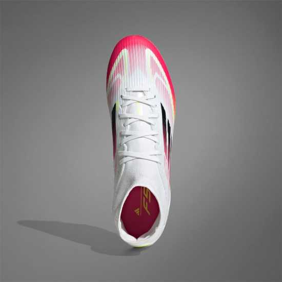 Adidas F50 League Firm Ground Football Boots Бяло/Червено Мъжки футболни бутонки
