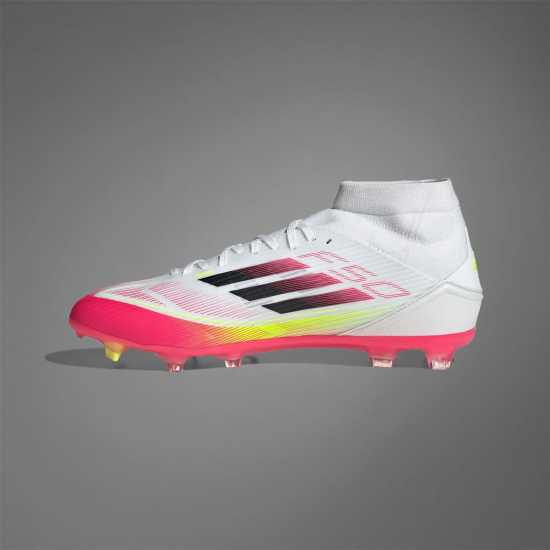 Adidas F50 League Firm Ground Football Boots Бяло/Червено Мъжки футболни бутонки