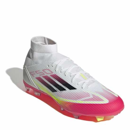 Adidas F50 League Firm Ground Football Boots Бяло/Червено Мъжки футболни бутонки