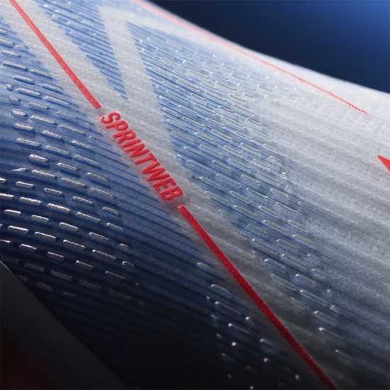 Adidas F50 League Adults Firm Ground Football Boots Бяло/Червено/Синьо Мъжки футболни бутонки