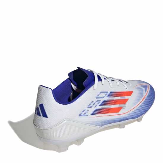 Adidas F50 League Adults Firm Ground Football Boots Бяло/Червено/Синьо Мъжки футболни бутонки