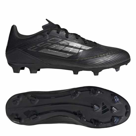 Мъжки футболни бутонки Adidas F50 League Adults Firm Ground Football Boots Черно/сребро Adidas F50 League Adults Firm Ground Football Boots Черно/сребро Мъжки футболни бутонки