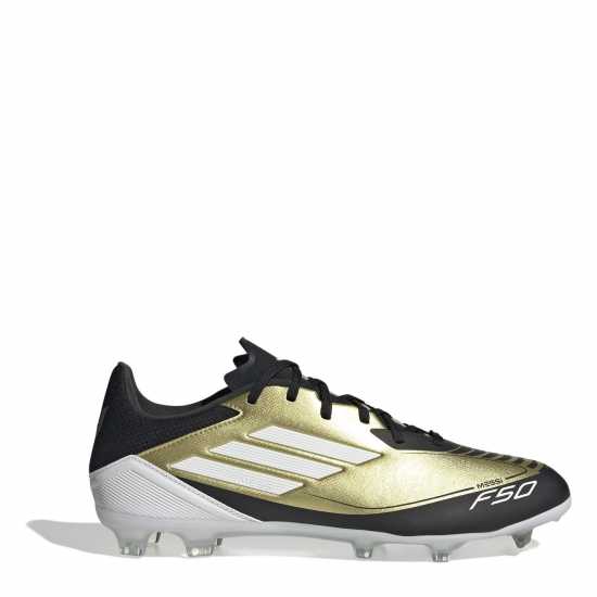 Adidas F50 League Adults Firm Ground Football Boots Злато/Черно Мъжки футболни бутонки