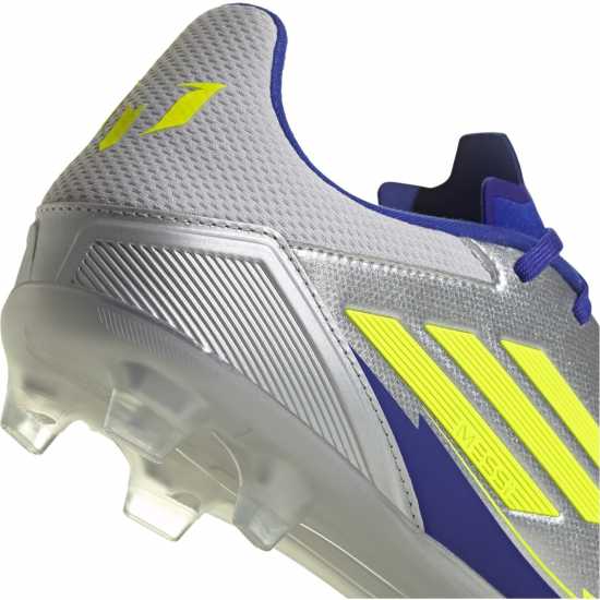 Adidas F50 League Adults Firm Ground Football Boots Сребро/Синьо Мъжки футболни бутонки
