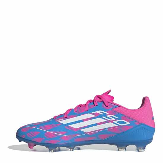 Adidas F50 League Adults Firm Ground Football Boots Blue/Pink Adidas F50 League Adults Firm Ground Football Boots