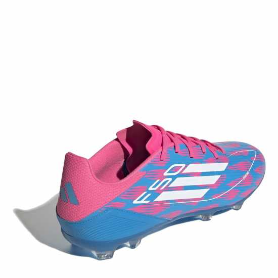 Adidas F50 League Adults Firm Ground Football Boots Blue/Pink Adidas F50 League Adults Firm Ground Football Boots