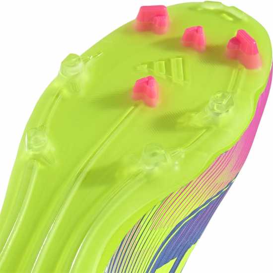 Adidas F50 League Adults Firm Ground Football Boots Син/Лимон Мъжки футболни бутонки