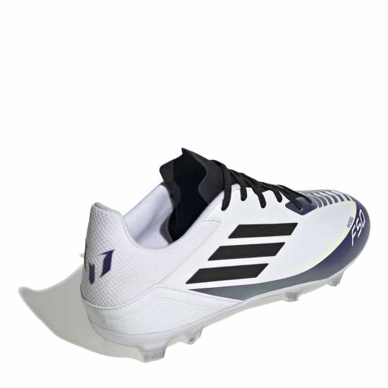 Adidas F50 League Adults Firm Ground Football Boots Бяло/Лилаво Мъжки футболни бутонки
