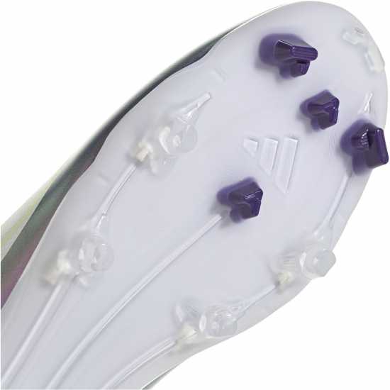 Adidas F50 League Adults Firm Ground Football Boots Бяло/Лилаво Мъжки футболни бутонки