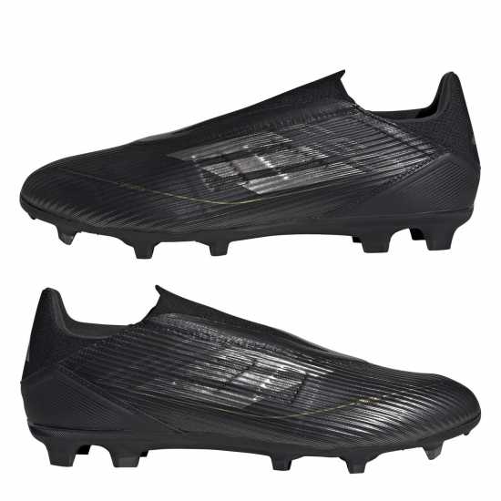 Adidas F50 League Laceless Firm Ground Football Boots Черно/сребро Мъжки футболни бутонки