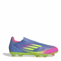 Adidas F50 League Laceless Firm Ground Football Boots Син/Лимон Мъжки футболни бутонки