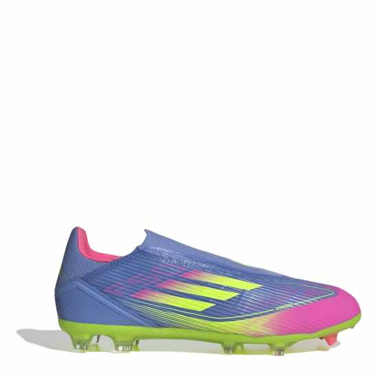 Adidas F50 League Laceless Firm Ground Football Boots Син/Лимон Мъжки футболни бутонки