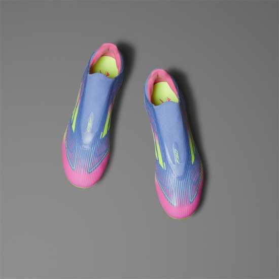 Adidas F50 League Laceless Firm Ground Football Boots Син/Лимон Мъжки футболни бутонки