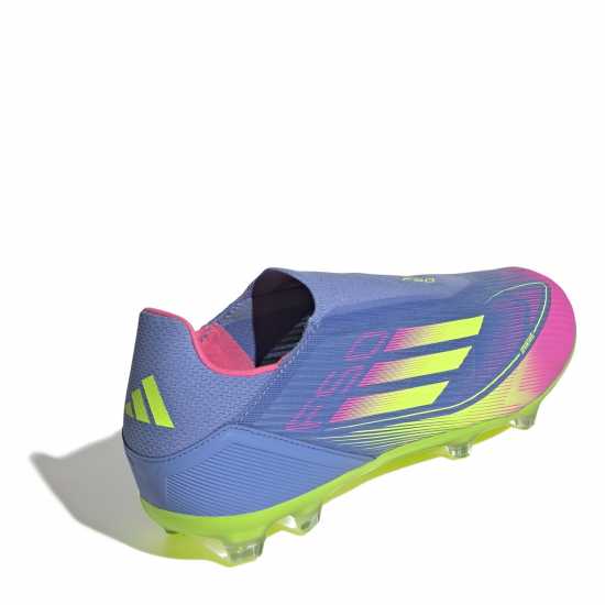 Adidas F50 League Laceless Firm Ground Football Boots Син/Лимон Мъжки футболни бутонки