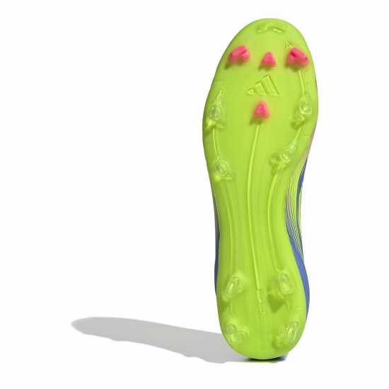 Adidas F50 League Laceless Firm Ground Football Boots Син/Лимон Мъжки футболни бутонки