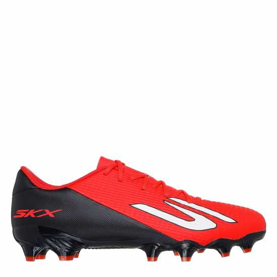 Skechers Skx.2 Academy Adults Firm Ground Football Boots Red/Black 